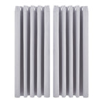 Solid Colour Grommet Top Polyester 100% Blackout Curtains Pair, LY0202 (Ver.2)