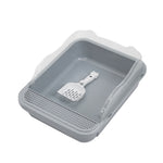 Semi-Closed Anti-Splash Cat Litter Box Pet Toilet, CT0965