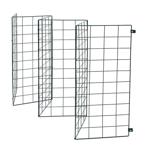 6 Panels Foldable Black Pet PlayPen without door for Indoor and Outdoor Use, LG0370