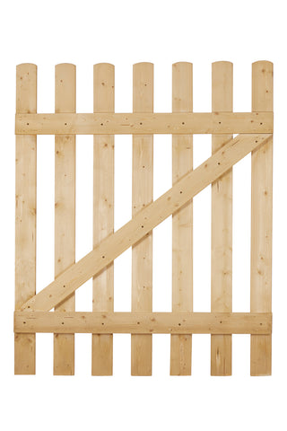 Livingandhome Garden Wood Fence Gate with Latch, LG1241