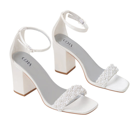 Pearl Embellished High Heel Sandals, CS300209 (Ver.2)