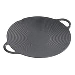 Pre-Seasoned Round Cast Iron Grill Pan, GK190040 (Ver.2)