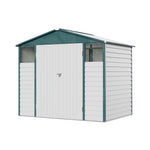 8x5.7FT Metal Apex Roof Garden Storage Shed, PM1741PM1742 (Ver.2)