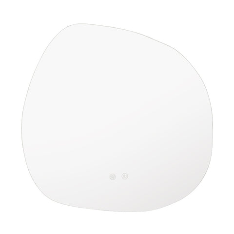 Livingandhome Modern Frameless Irregular LED Wall Mirror, DM0472