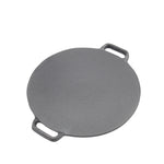 Livingandhome Pre Seasoned Round Cast Iron Pizza Pan, CX0450
