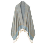 Elegant Jacquard Faux Cashmere Scarf Shawl, CA060010