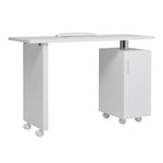 Livingandhome Rolling Manicure Salon Station with Storage, JM2258