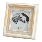 Livingandhome Contemporary Solid Wood Photo Frame 4x4 Inch, SW0594