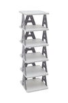 6-Tier Folding Plastic Shoe Rack, LY0144