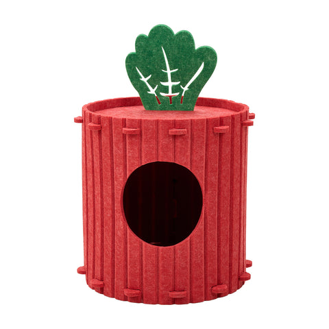 Carrot-Shaped Felt Cat Cave Bed House, PK080068 (Ver.2)