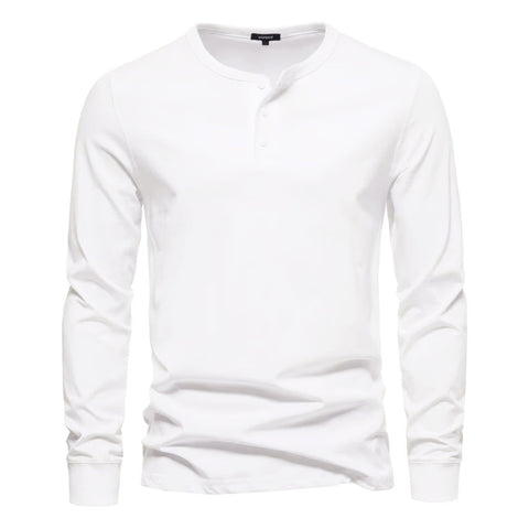 Long-Sleeved Henley T-Shirt, CC290320
