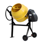 Livingandhome Electric Portable Cement Concrete Mixer with Wheels, PM1460