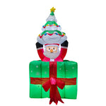 6ft Christmas Inflatable Liftable Santa Claus with Gift Box Decorations, IF540072