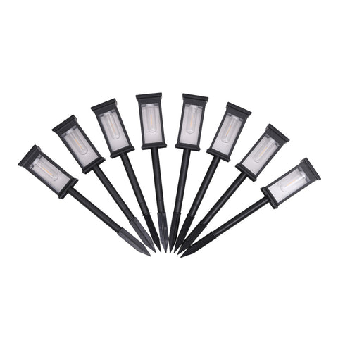 8Pcs Outdoor Solar-Powered Pathway Lights, WF0276