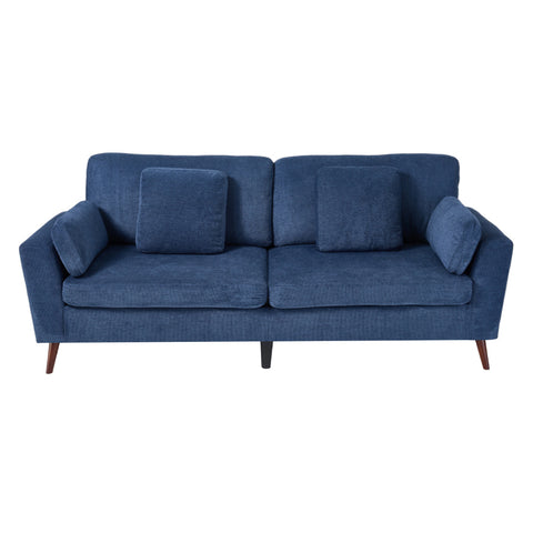 2-Seater Chenille Upholstered Sofa with Pillows, FL050246FL050247