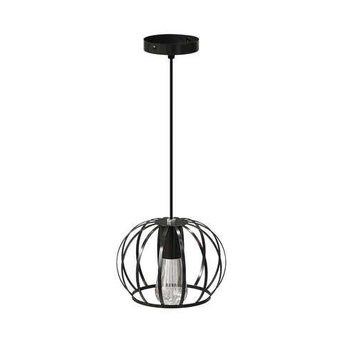 Single-Light Black Iron Pendant Light, LI530071