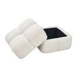 Modern Upholstered Storage Footstool Ottoman, FL280275