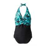 V-Neck One-Piece Swimsuit, CC060045 (Ver.2)