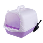 Large Enclosed Cat Litter Box with Disinfection Light, CT1092