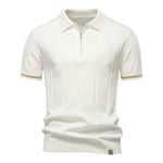 Turn-Down Short-Sleeve Polo Shirt, CC290434