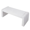 Cream-coloured Modern Ottoman Bench, ZH1693