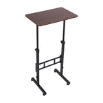 Height Adjustable Mobile Laptop Desk with Wheels, FO570041