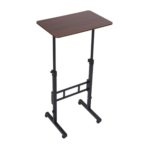 Height Adjustable Mobile Laptop Desk with Wheels, FO570041