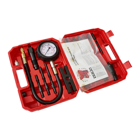 19Pcs Diesel Engine Cylinder Pressure Gauge Compression Tester Kit, UR130081