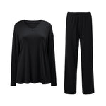V-Neck Loungewear Set, WO0668 (Ver.2)