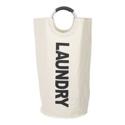Livingandhome Waterproof Collapsible Laundry Bag with Padded Handles, WZ0164