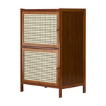 2-Tier Bookcase with Doors, FB250017 (VER.2)