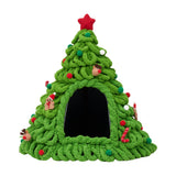 Christmas Tree Cat House DIY Craft Kit with Hot Glue Gun, PK080164