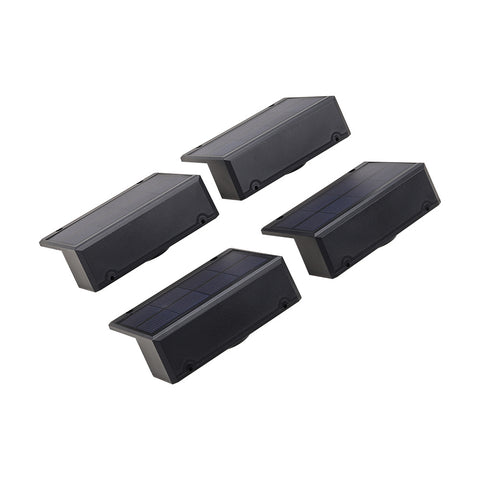 4Pcs Outdoor Solar-Powered Ambient Wall Light, WF0315