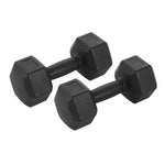 10kg Pair of Hex Dumbbells with Non-slip Grip, SE270053