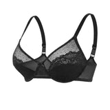 Floral Lace Push Up Underwired Bra with Adjustable Shoulder Straps, CC062253