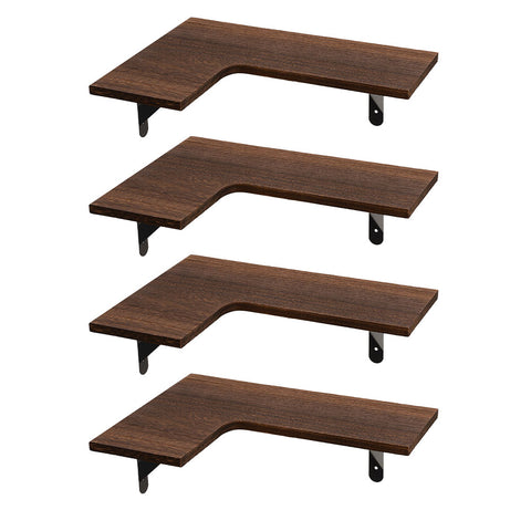 Set of 4 Wall-Mounted Shelves, FL070070