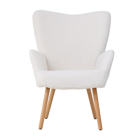 Modern Sherpa Fleece Leisure Chair, FL050140