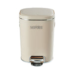 10L Cream-Coloured Trash Bin with Lid, WM0834(Ver.2)