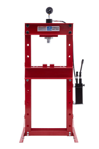 Livingandhome 30-Ton Double Pump Hydraulic Press with Press Gauge, ZC0037