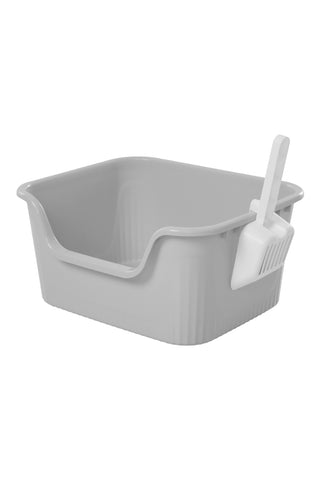 Open Top Cat Litter Box with Scoop, CT1303 (Ver.2)