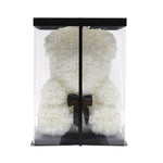 Bow-knot Rose Teddy Bear Doll with Gift Box and Lights, SC0581