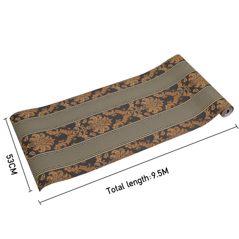 9.5M Length Eco-friendly Non-woven Fabric Wallpaper, CT0385