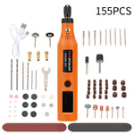 155Pcs 20W Cordless Handheld DIY Rotary Tool Set, GT140042
