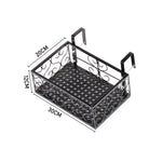 Hanging Railing Planter Flower Pot Holder, SC1328 (Ver.2)
