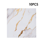 10Pcs Self-Adhesive Marble Pattern Wall Tile Stickers, HF070274