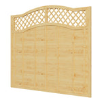 6x5ft Lattice Top Wooden Garden Fence Panel, AI1556 (Ver.2)