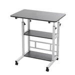 Height Adjustable Mobile Table Overbed Desk with Wheels, SC2100