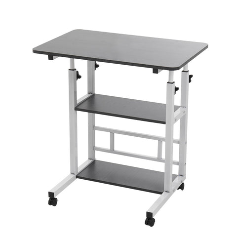 Height Adjustable Mobile Table Overbed Desk with Wheels, SC2100