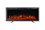 50 Inch Electrical Fireplace with Remote, 12 Vibrant Flame Colours, Adjustable Heating Modes, and Safety Features,  PM1660