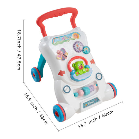 2 in 1 Sit to Stand Baby Walker with Music and Light, SI0107